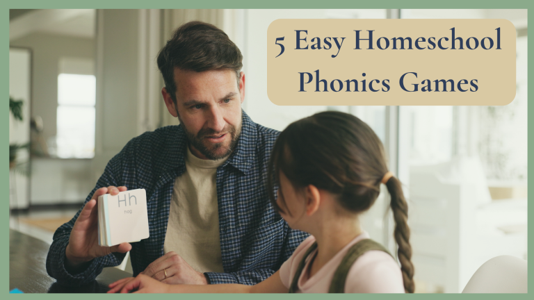 5 Easy Homeschool Phonics Games