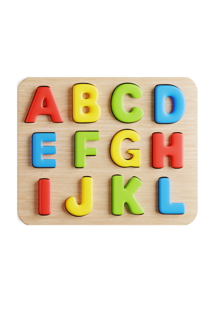Colorful Letters for Phonics practice