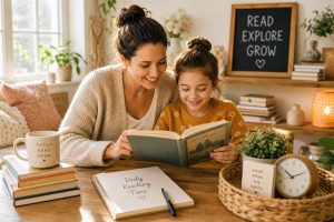 Read Aloud and Talk about the story naturally